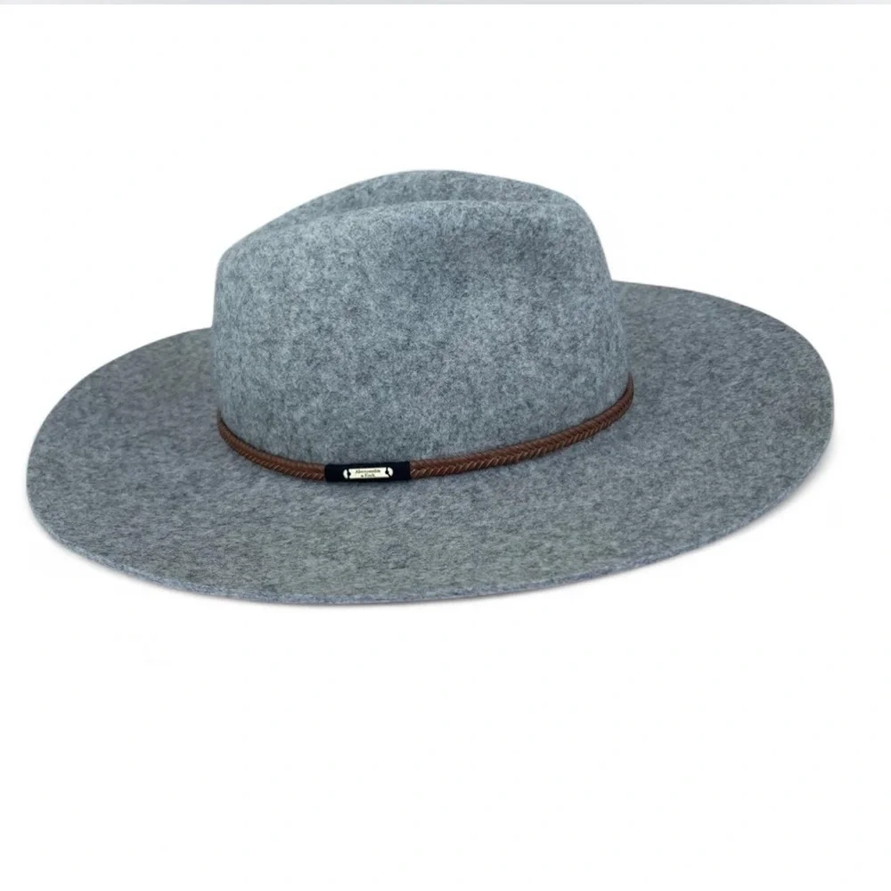 Abercrombie & Fitch Fedora Boho Gray Wide Brim Hat